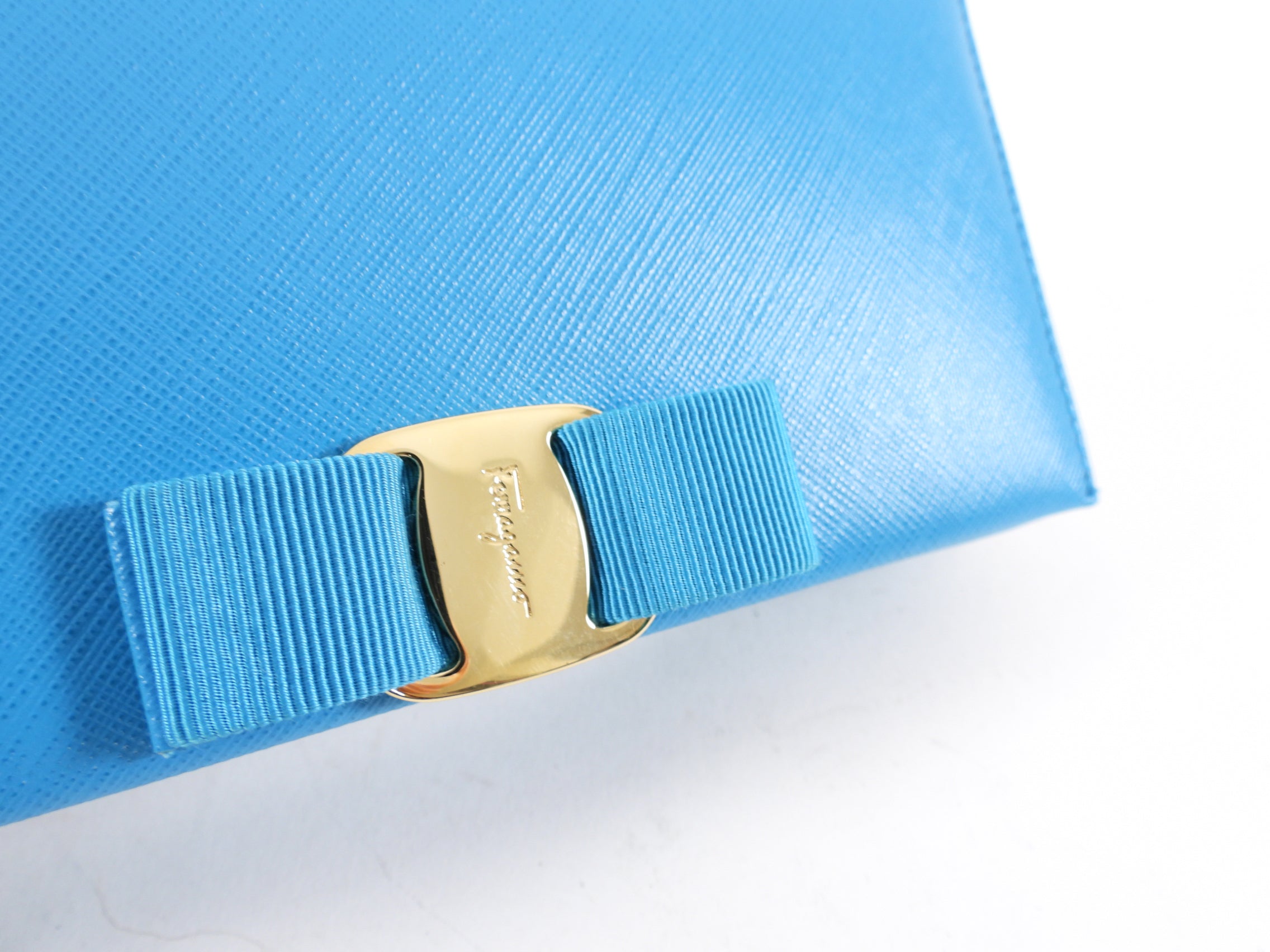 Ferragamo Strings and Tassel Wallet on Chain Crossbody Bag