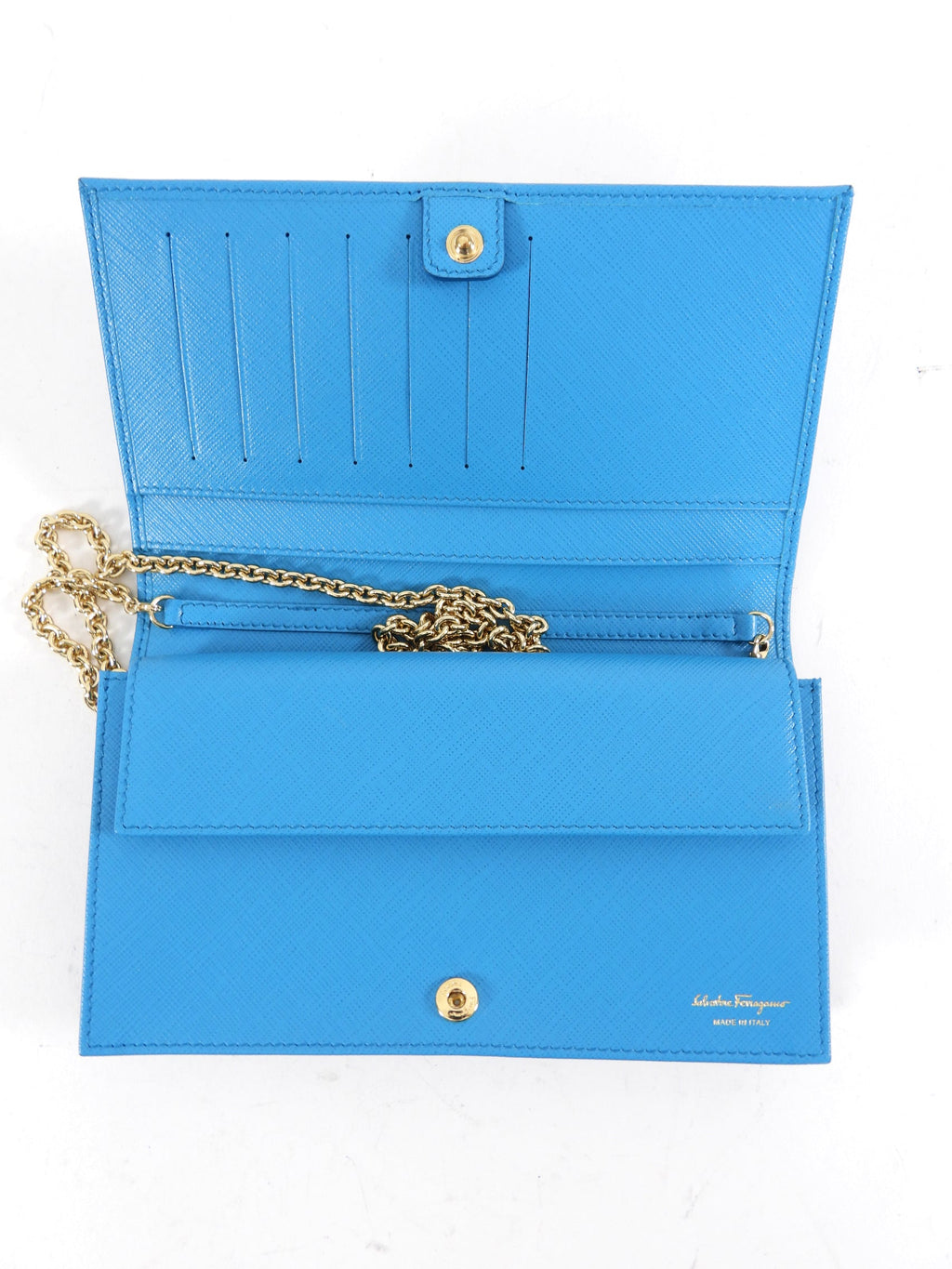 Ferragamo Strings and Tassel Wallet on Chain Crossbody Bag