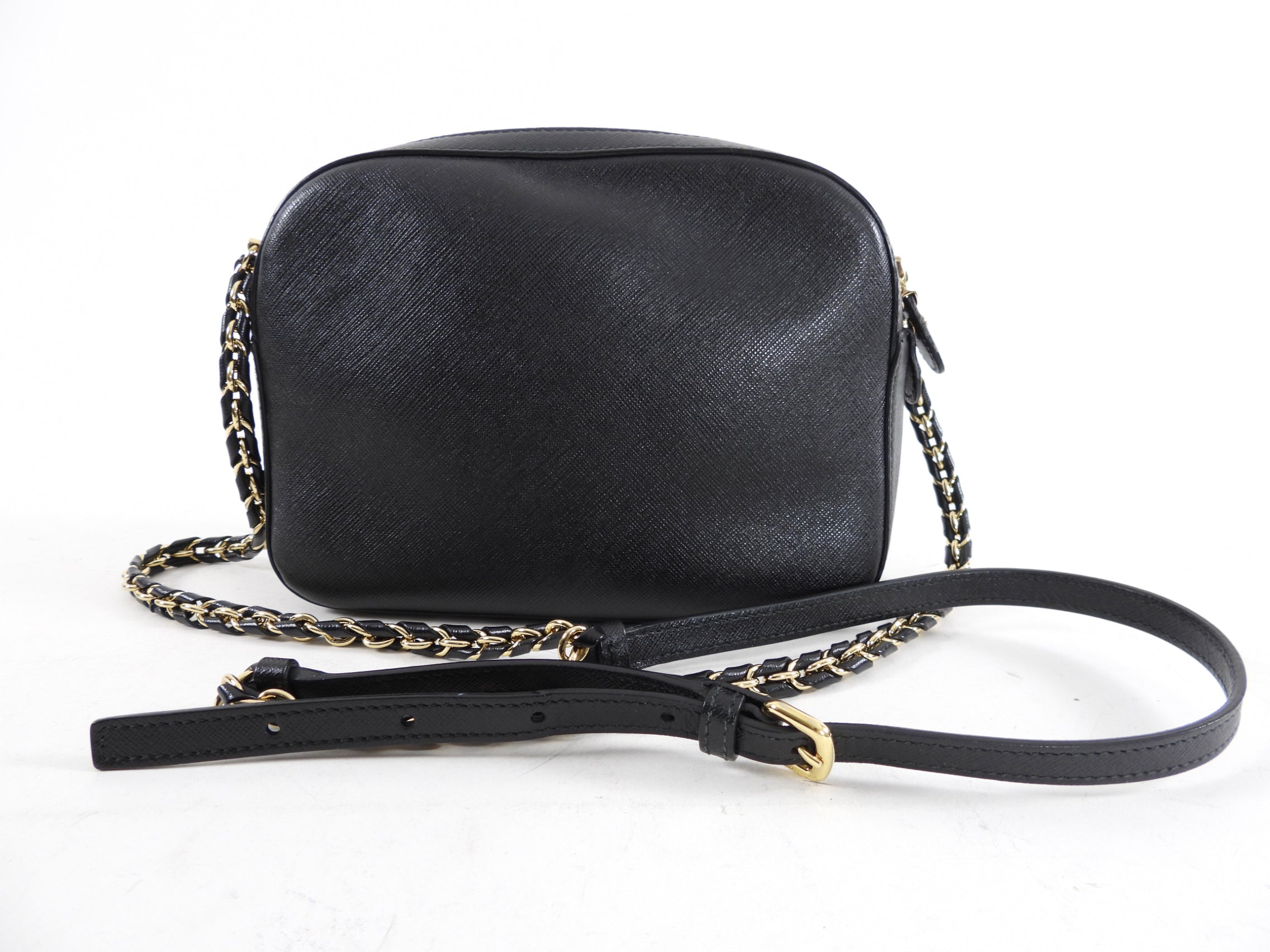 Ferragamo Black Lydia Crossbody Chain Camera Bag