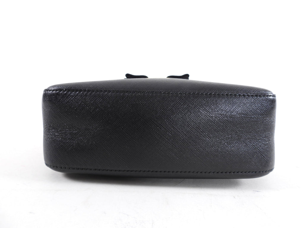 Ferragamo Black Lydia Crossbody Chain Camera Bag