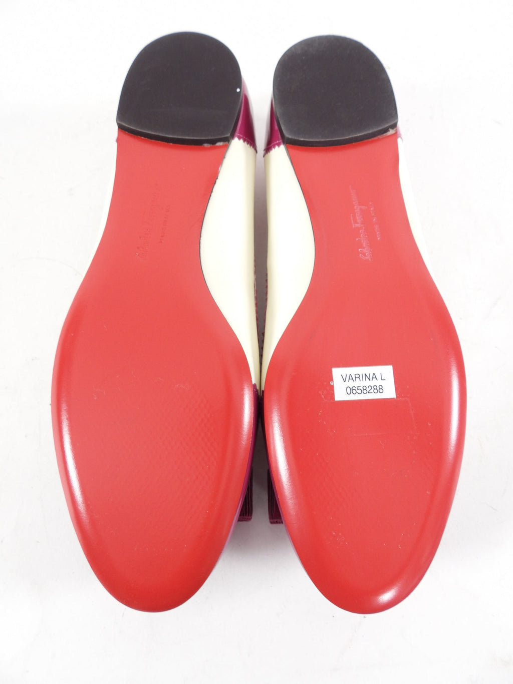 Ferragamo Pink Fuchsia Patent Varina Ballet Flat - 6