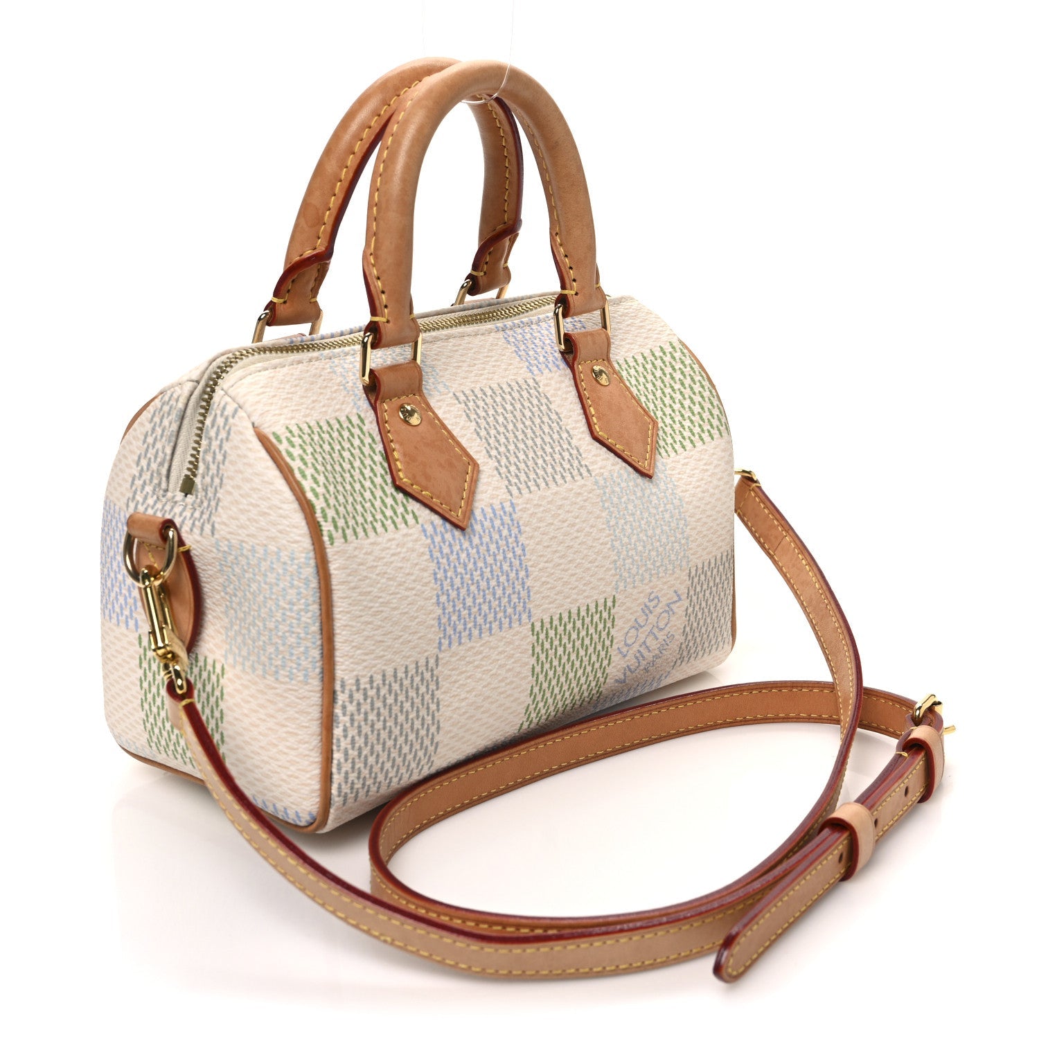 Damier Giant Speedy Bandouliere 20 Pistachio