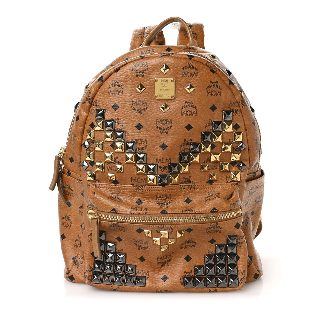 Visetos Studded Medium Stark M Backpack Cognac