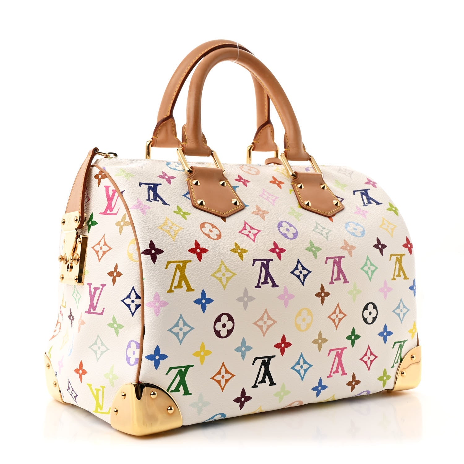 Monogram Multicolor Speedy 30 White