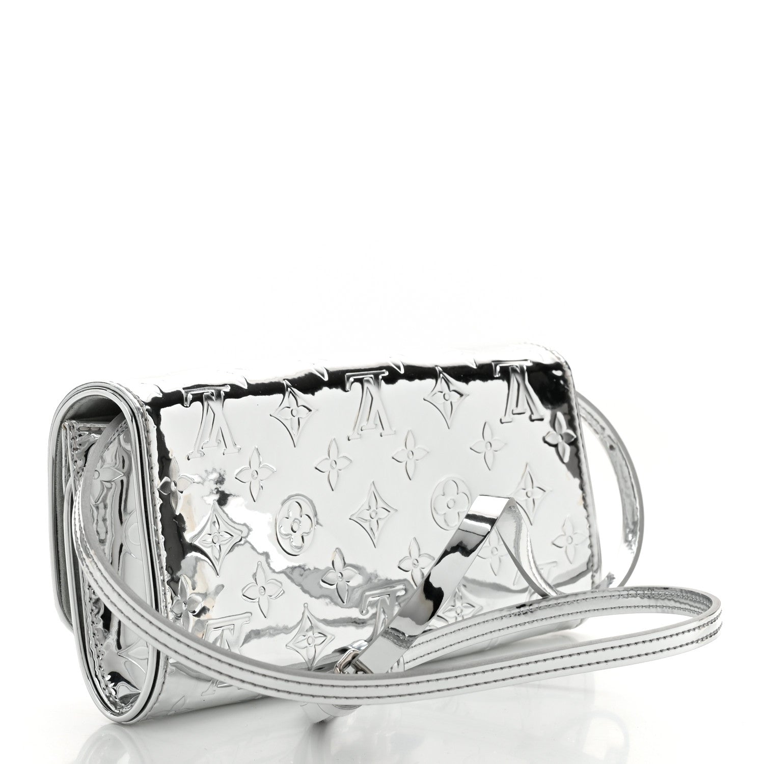 Monogram Miroir Pochette Twin Silver