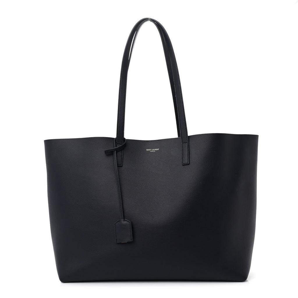 Calfskin Large Shopping Tote Deep Marine