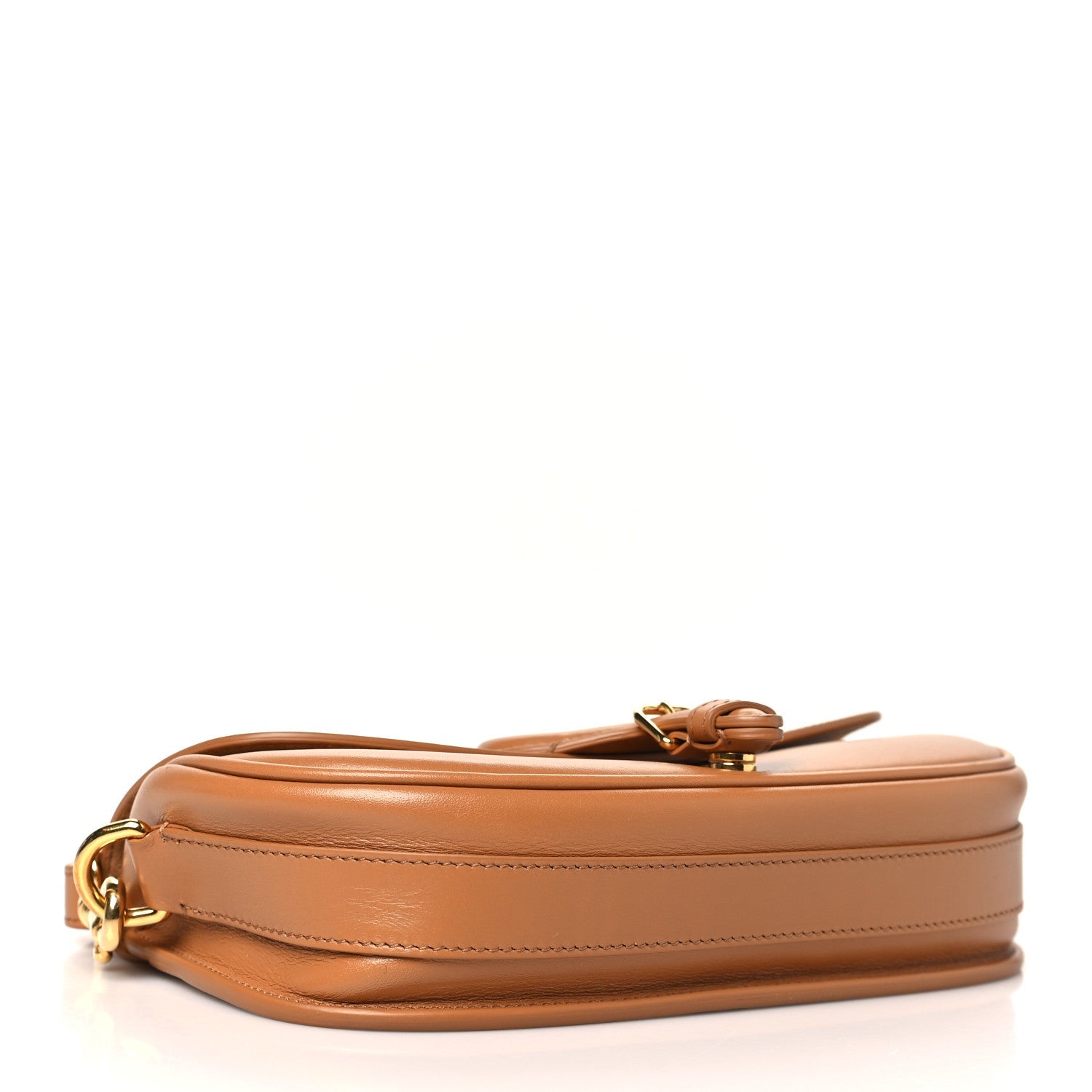 Box Calfskin East West Bobby Bag Cognac