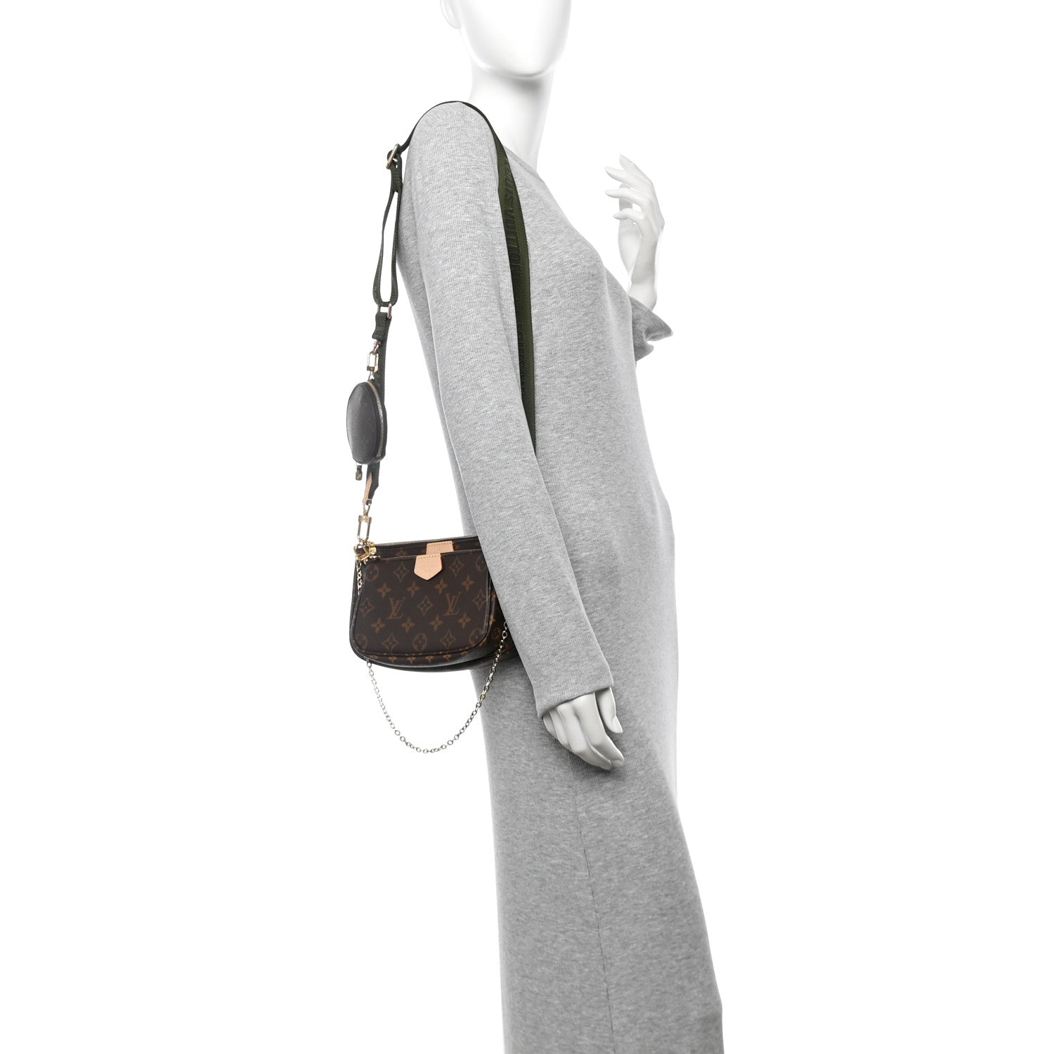 Monogram Multi Pochette Accessories Kaki