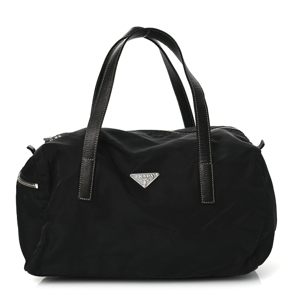 Tessuto Nylon Semitracolla Shoulder Bag Black