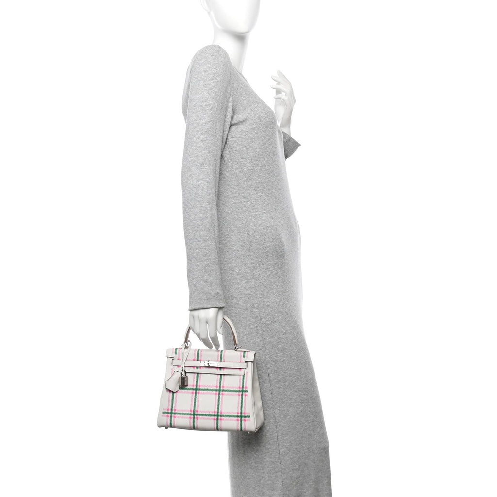 Swift Tartan Kelly Retourne 25 Gris Pale Rose Bubblegum Vert Moyen