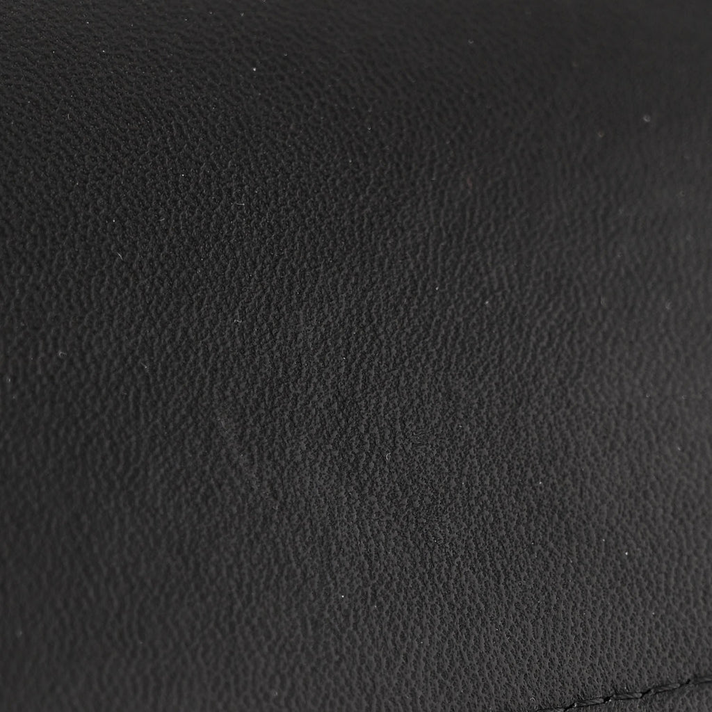 Lambskin Chevron Quilted Jumbo Double Flap So Black