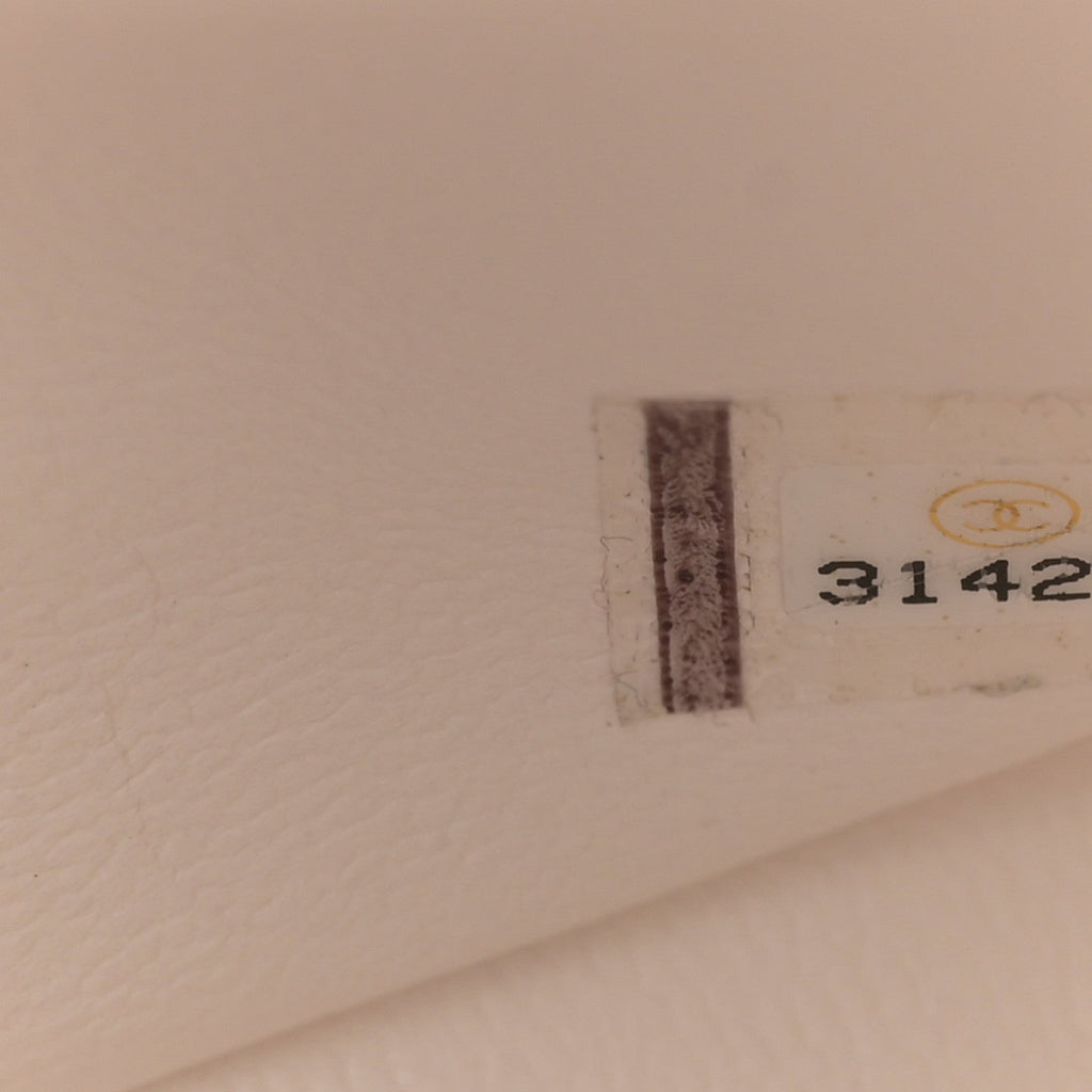 Caviar Quilted Small Double Flap White