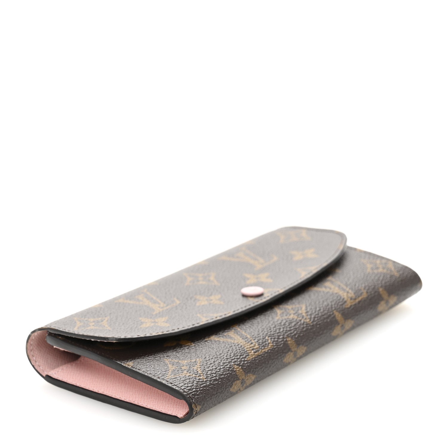 Monogram Emilie Wallet Rose Ballerine