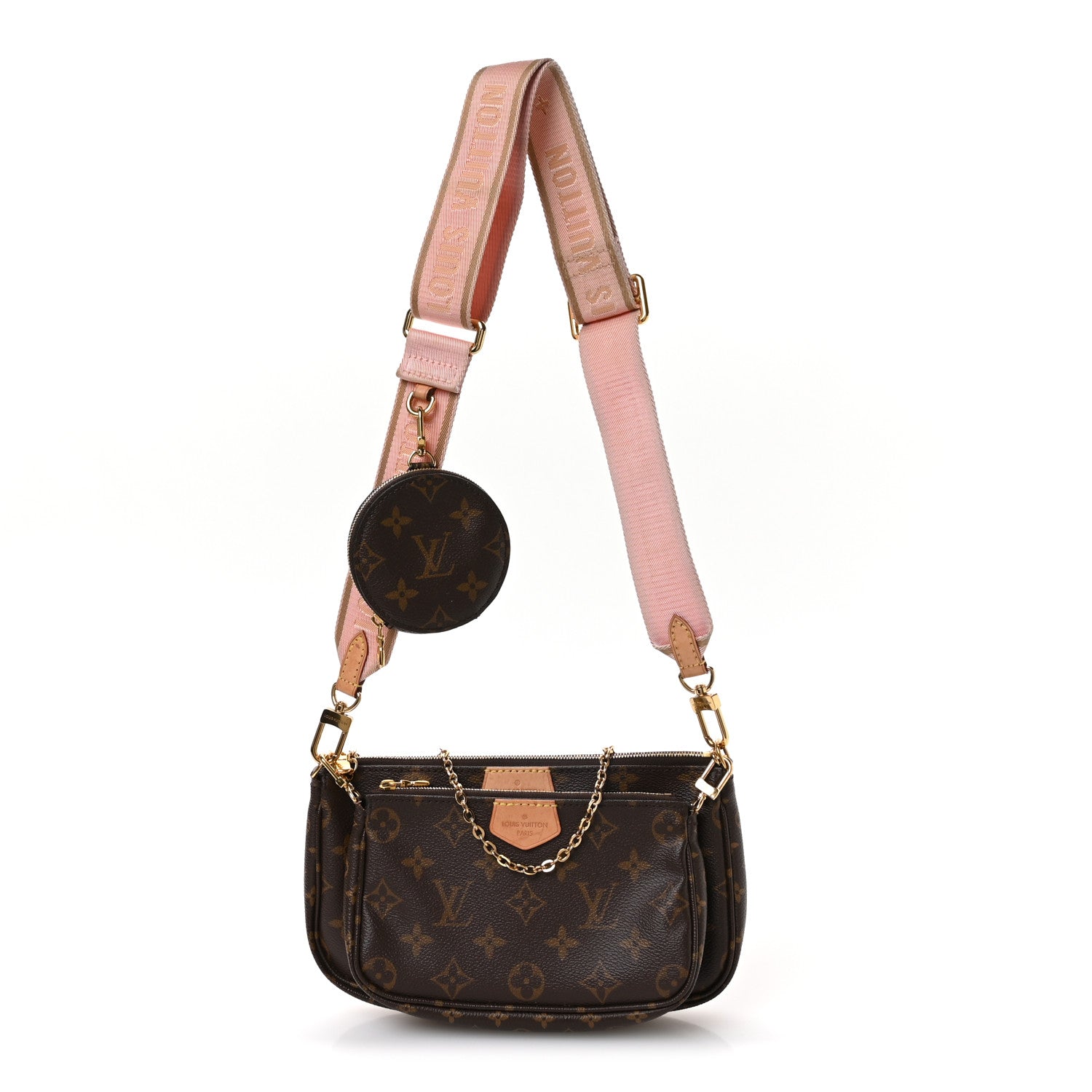 Monogram Multi Pochette Accessories Rose Clair