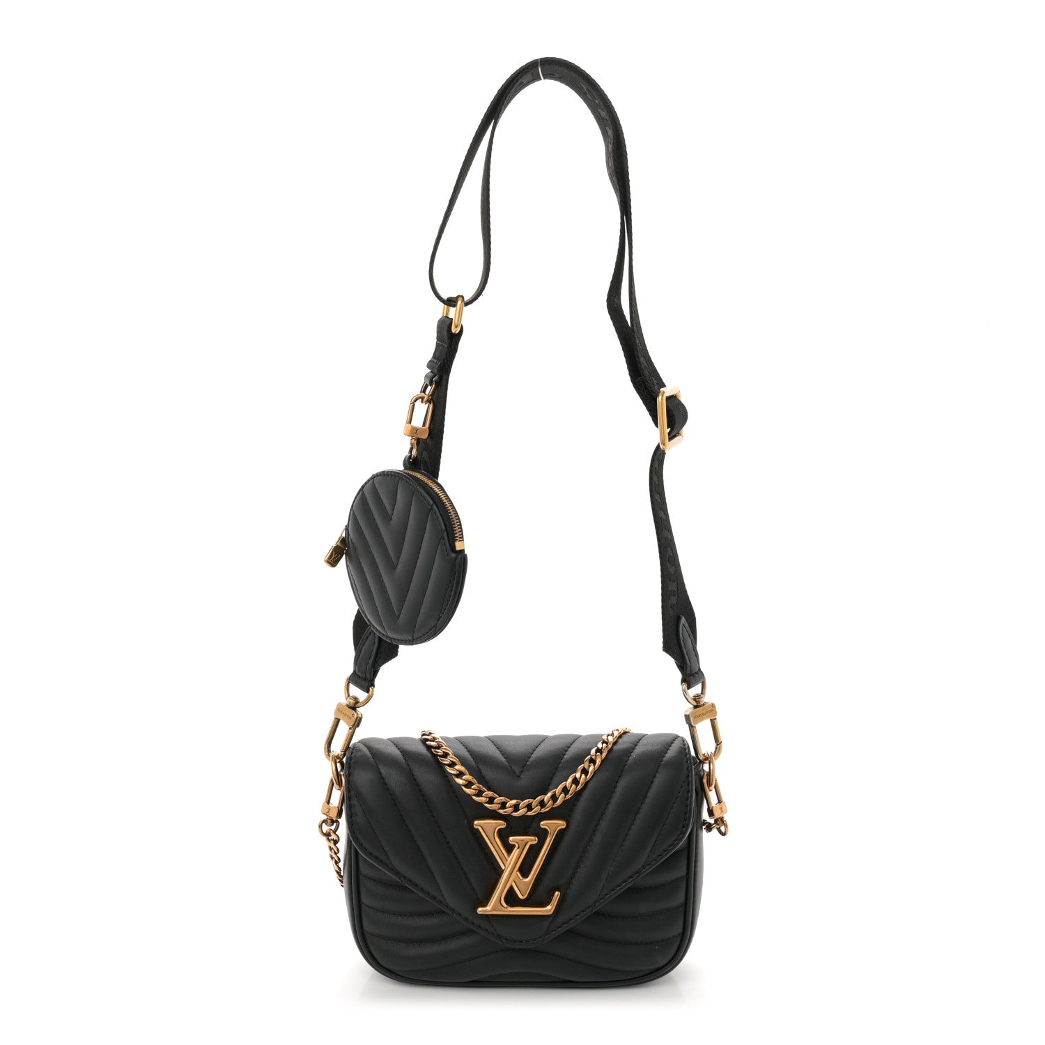Calfskin New Wave Multi Pochette Black
