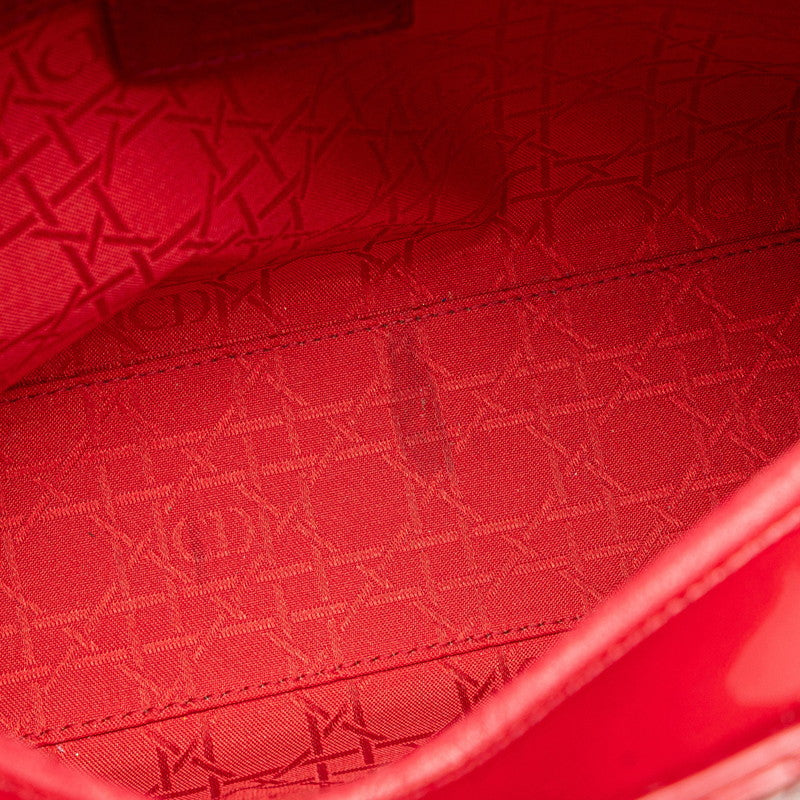 Dior Lady Dior Cannage Patent Leather 2way Bag