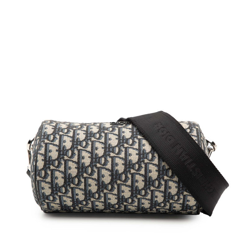 Dior Oblique Roller Canvas Leather Shoulder Bag