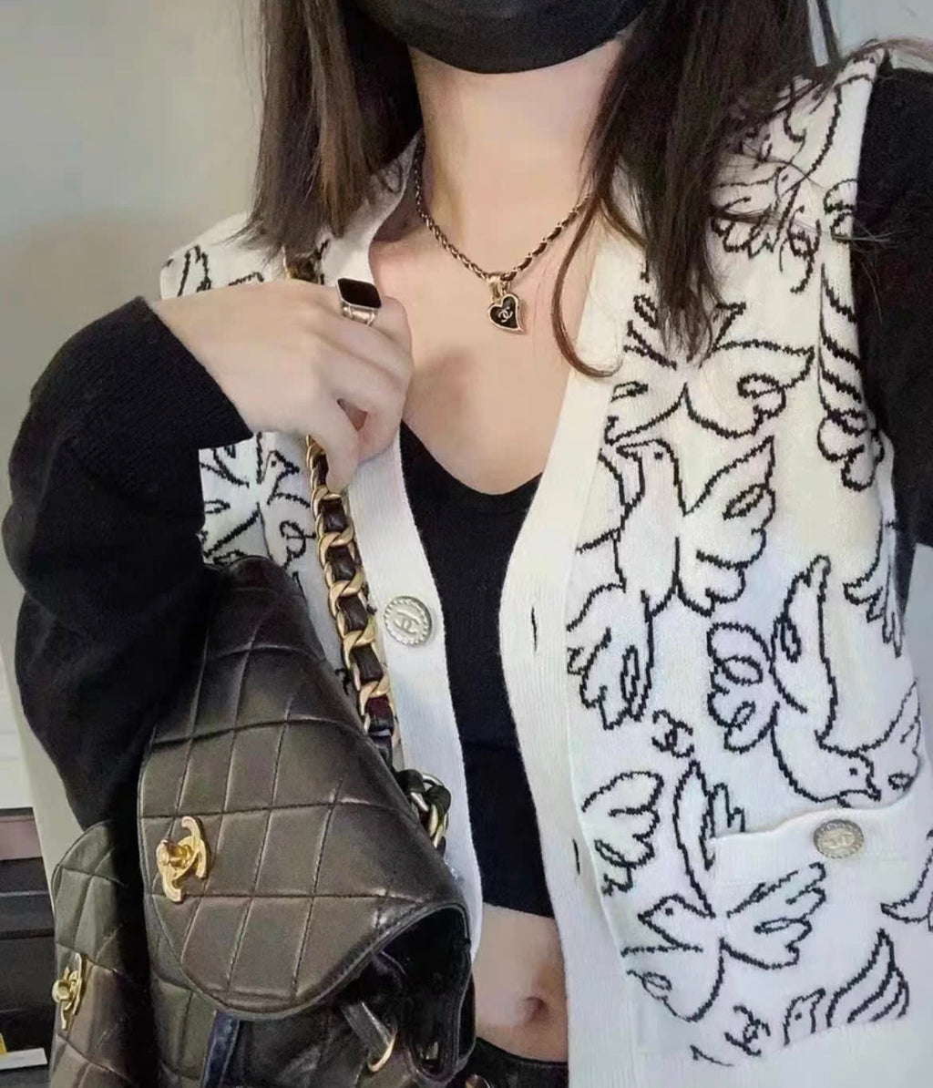 Chanel 2022 ss cashmere igan fr34