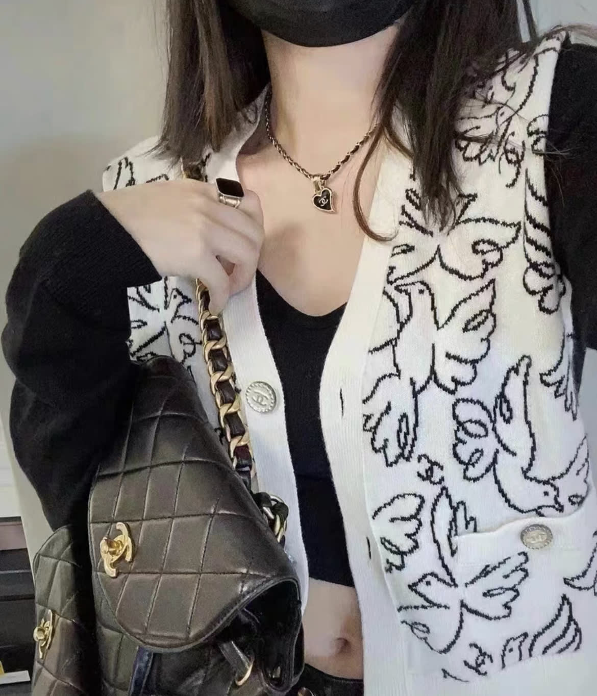 Chanel 2022 ss cashmere igan fr34