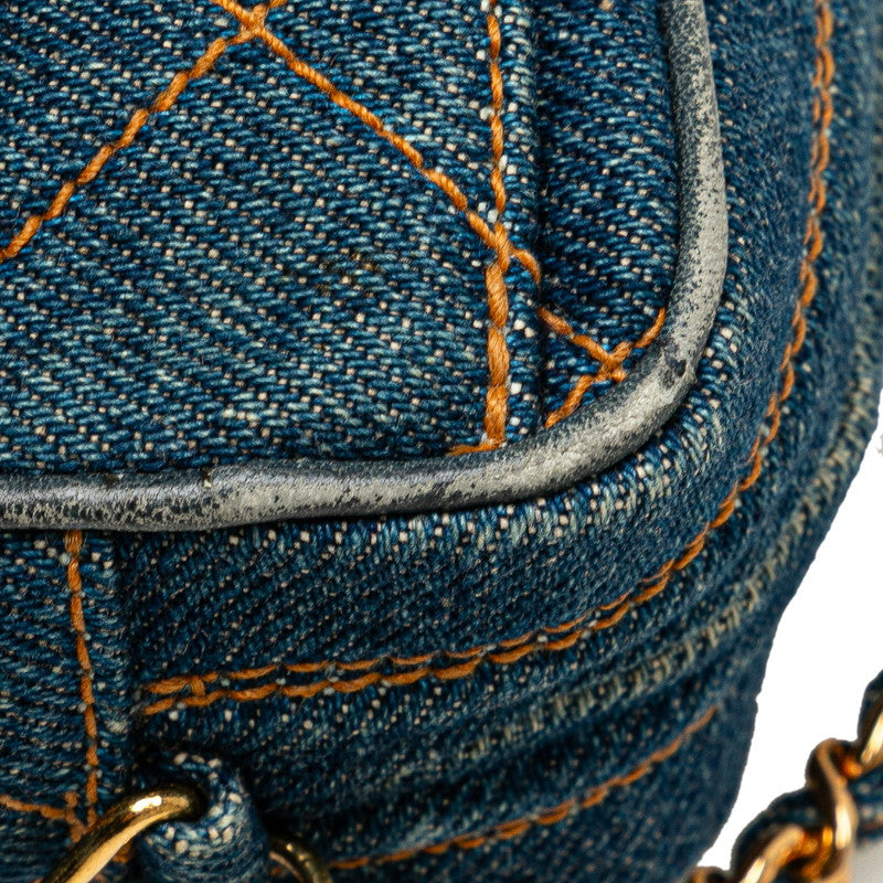 Chanel Matelassé Denim Shoulder Bag
