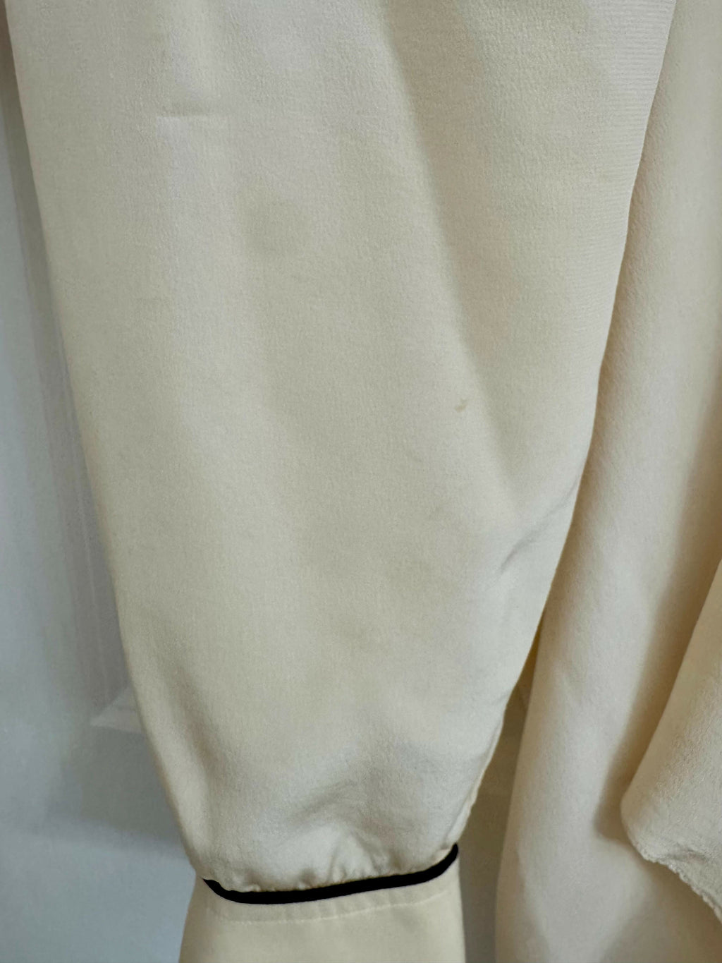 Rare Vintage Chanel Cream Silk Blouse