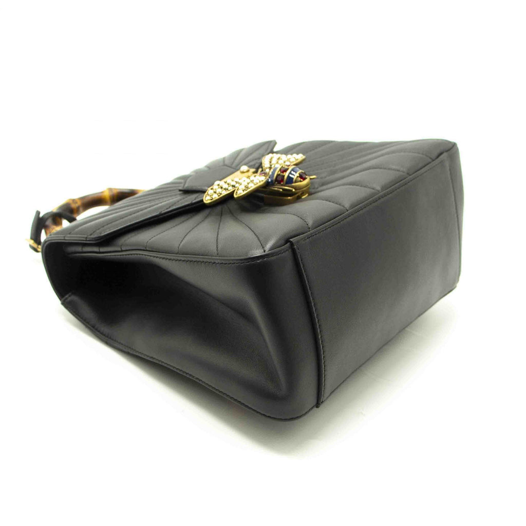 Gucci Queen Margaret Black Quilted Leather Backpack