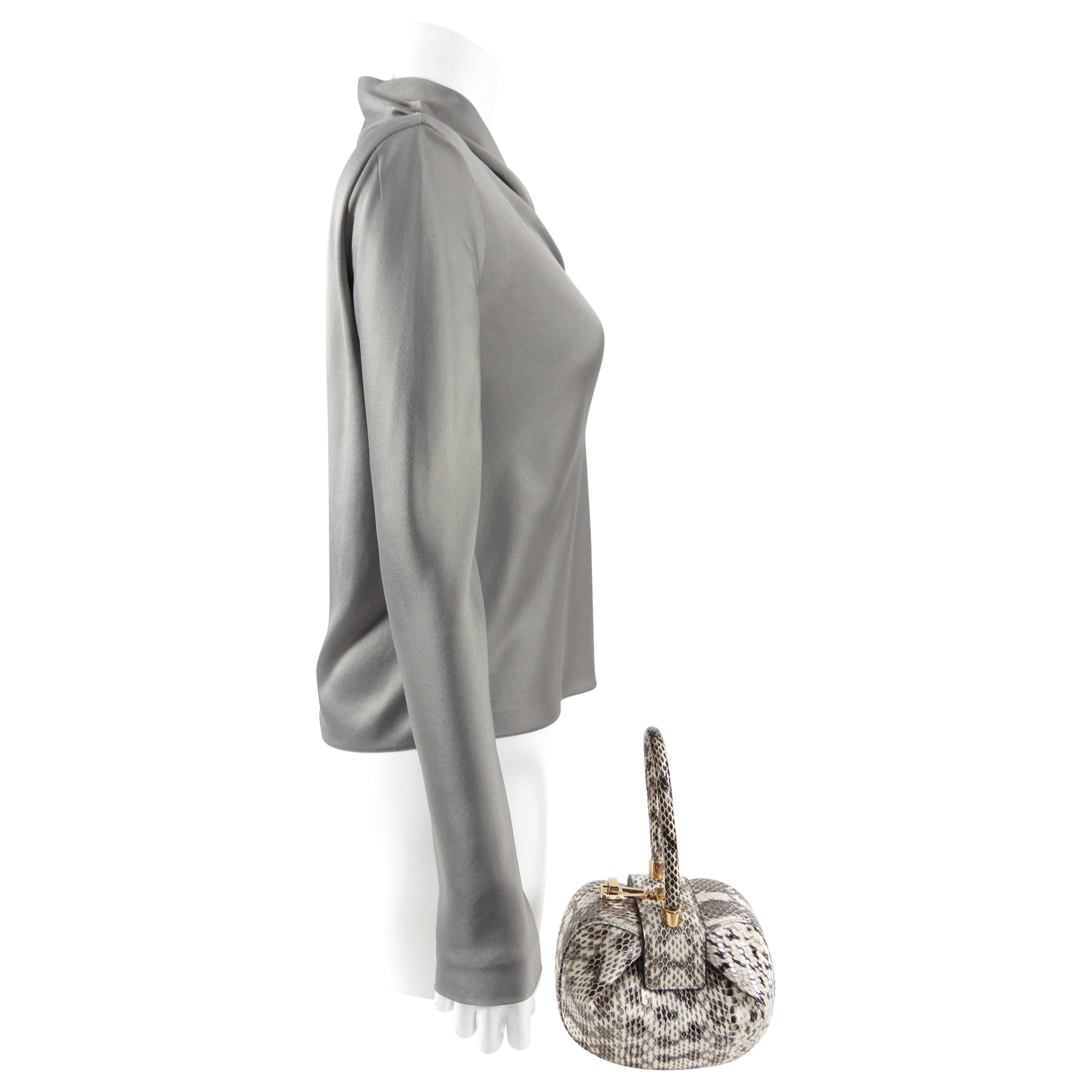 Gabriela Hearst Small Python Demi Bag