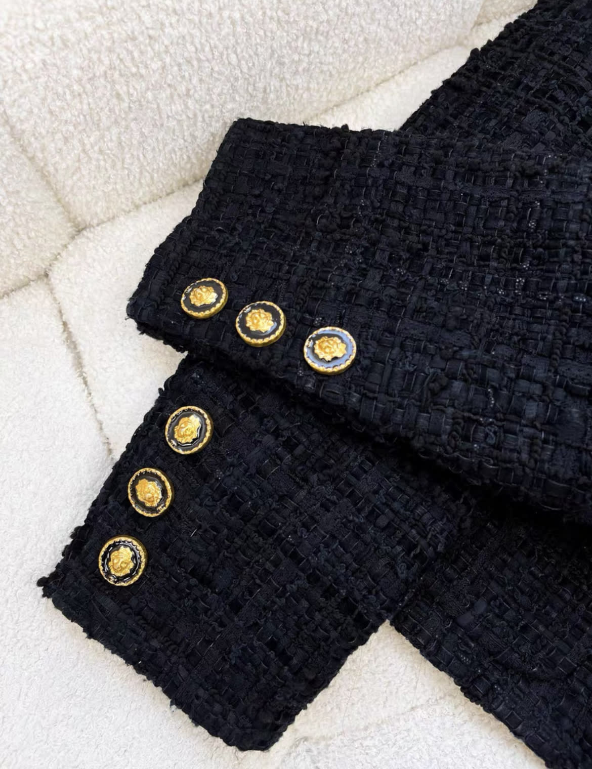 Chanel 21A Black Four Pocket jacket very high end size 36