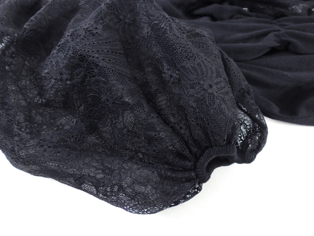 Giambattista Valli Fine Knit igan with Puff Lace Sleeve - IT42 / USA S