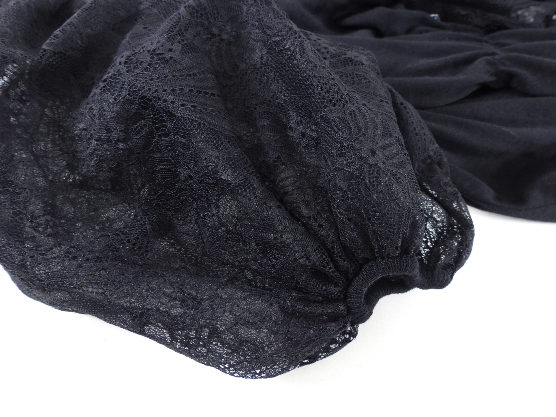 Giambattista Valli Fine Knit igan with Puff Lace Sleeve - IT42 / USA S