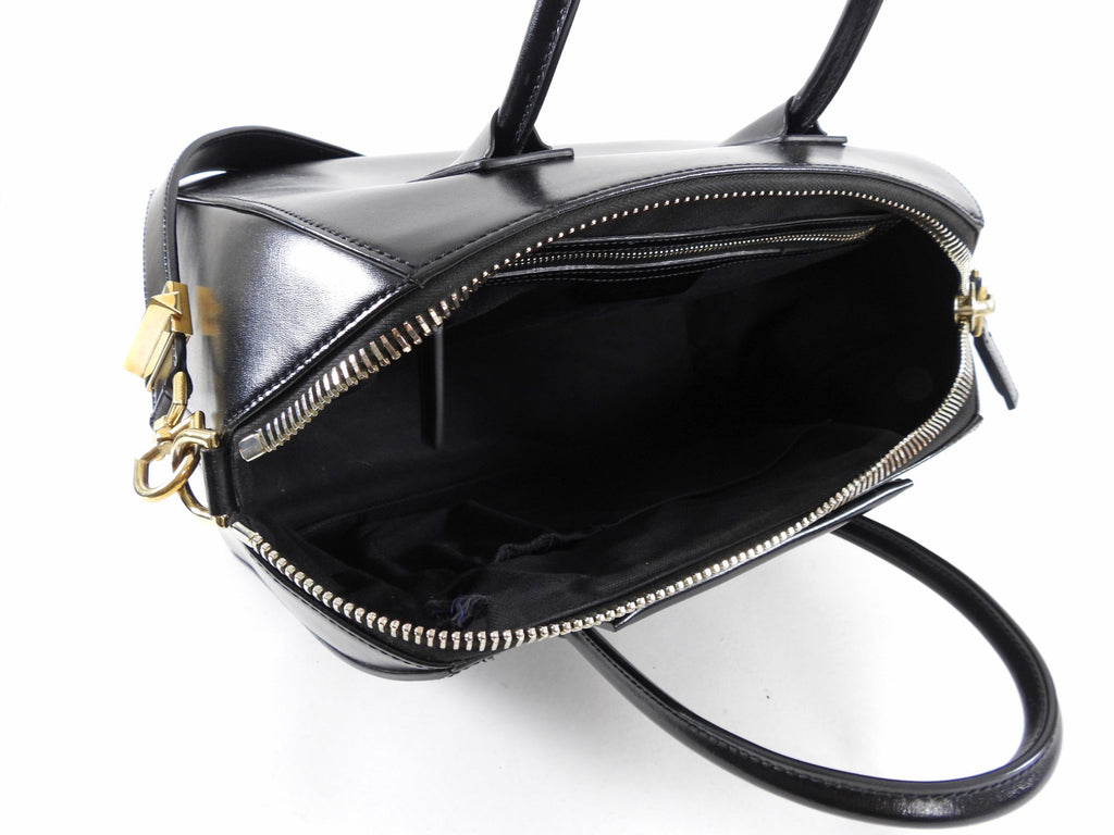 Givenchy Antigona Medium Black Smooth Leather Bag