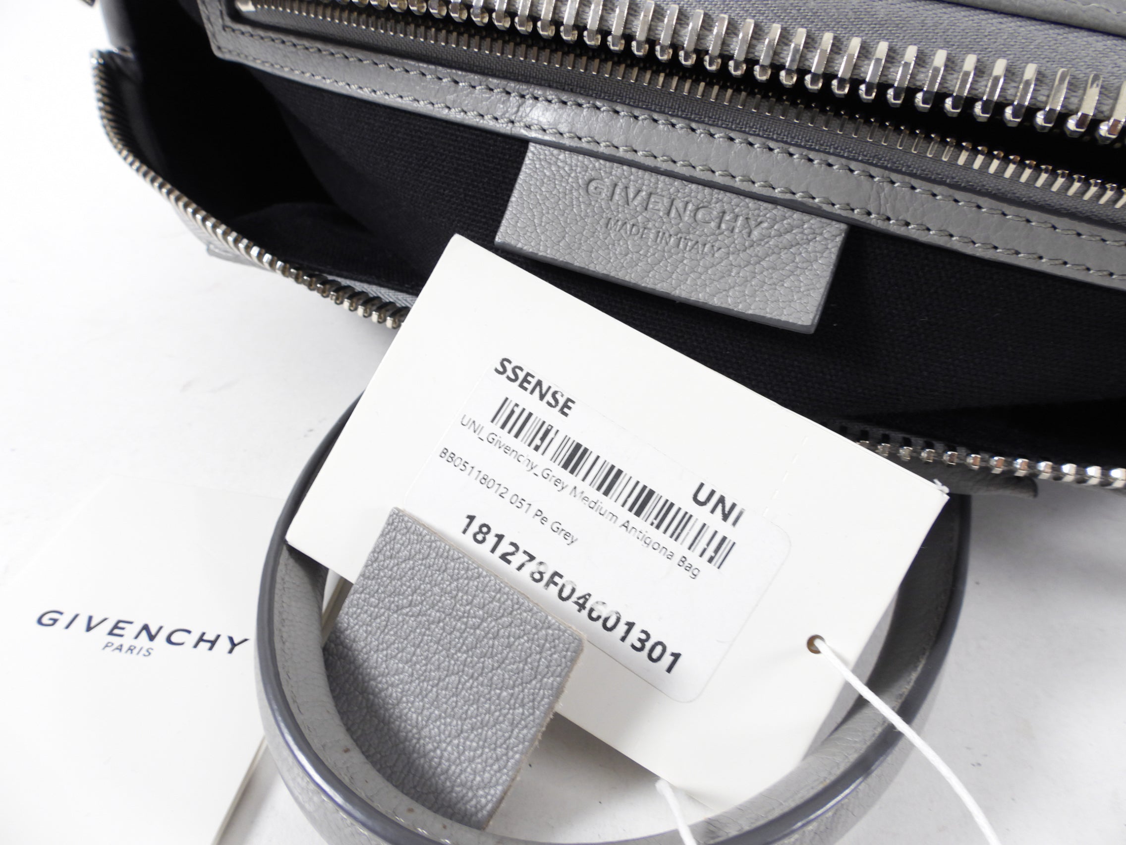 Givenchy Pearl Grey Medium Antigona Bag