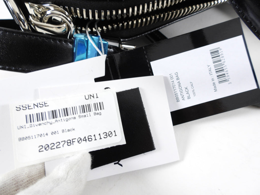 Givenchy Black Leather Small Antigona Bag