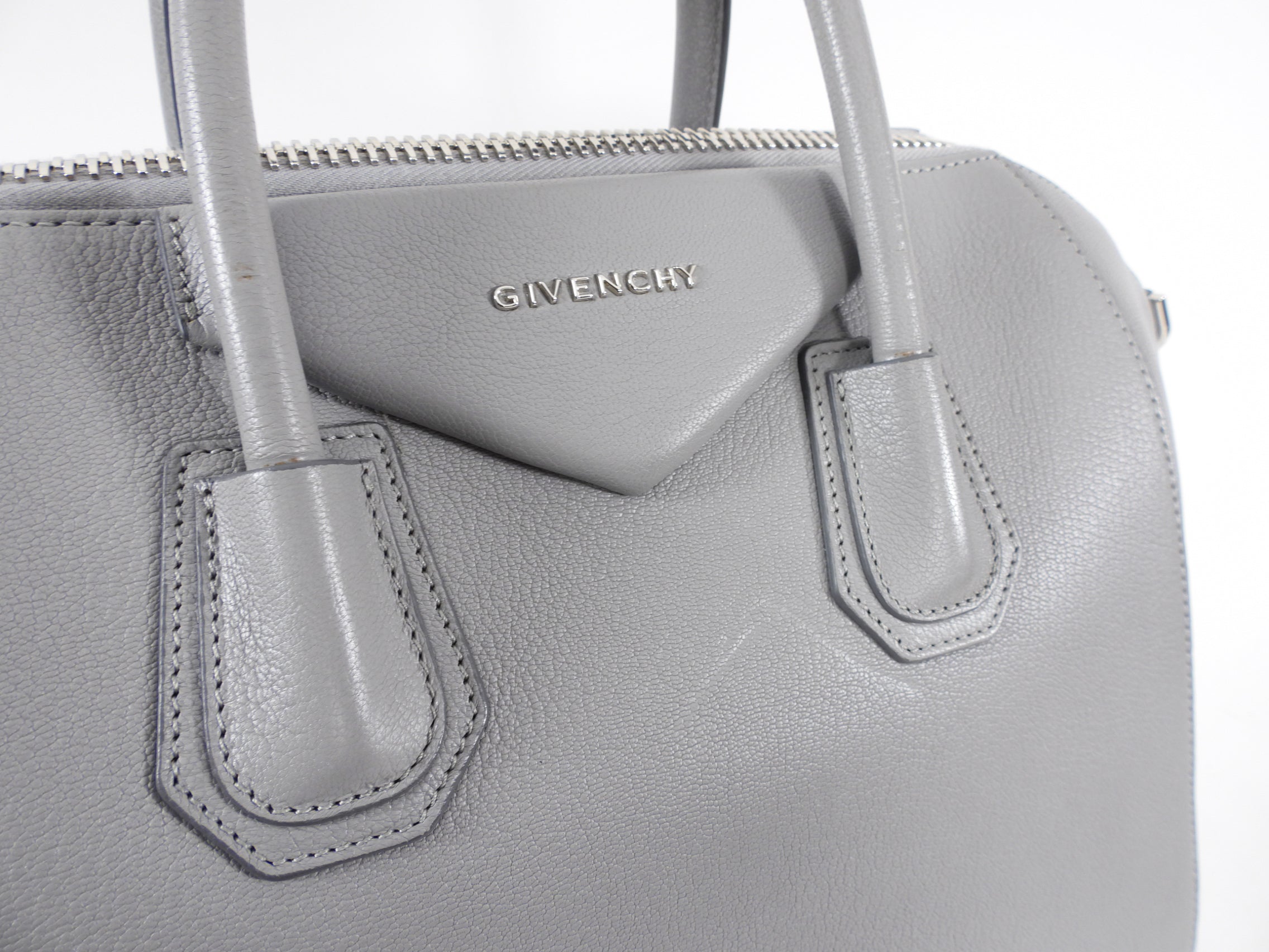 Givenchy Pearl Grey Medium Antigona Bag
