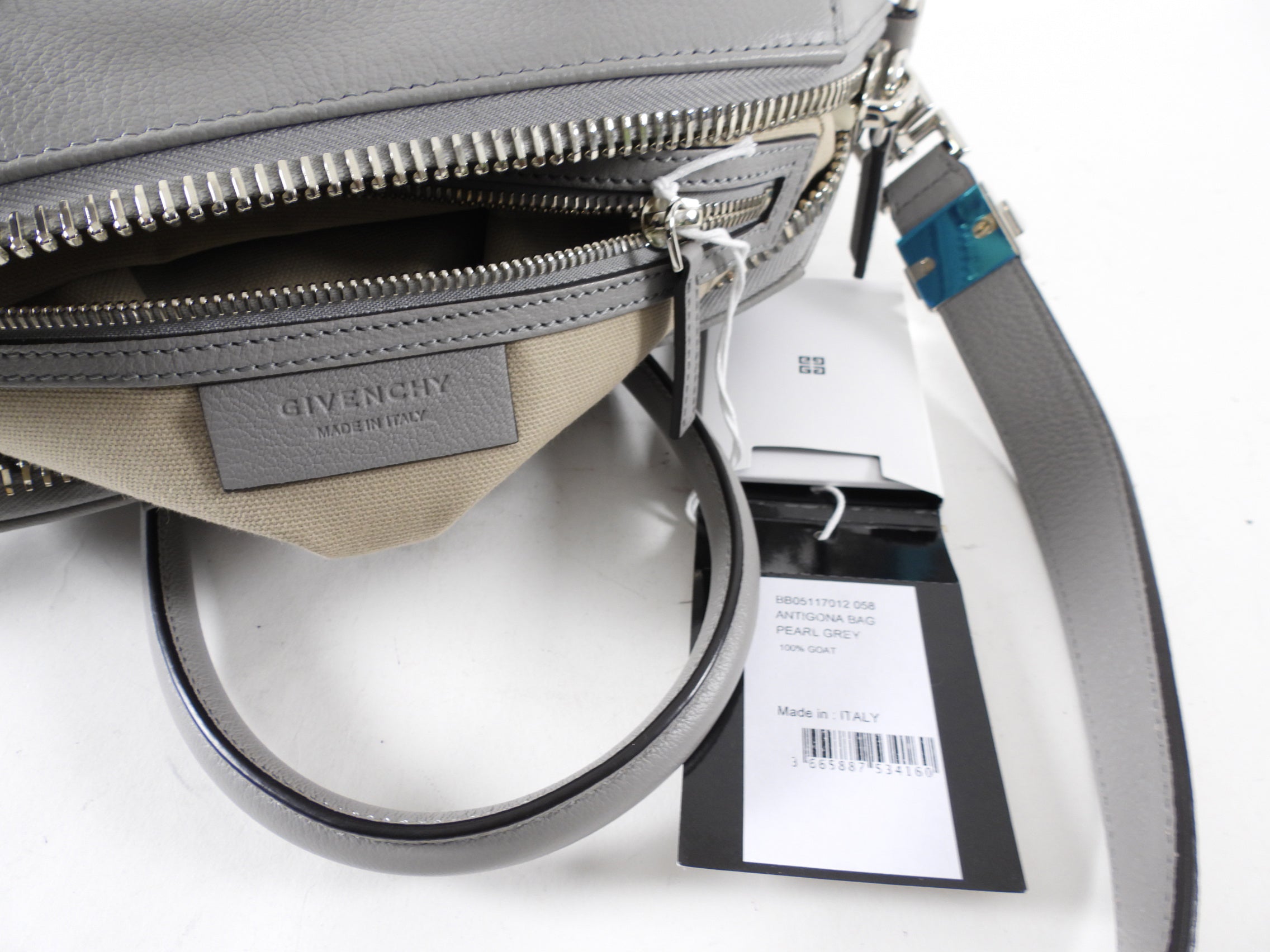 Givenchy Pearl Grey Medium Antigona Bag