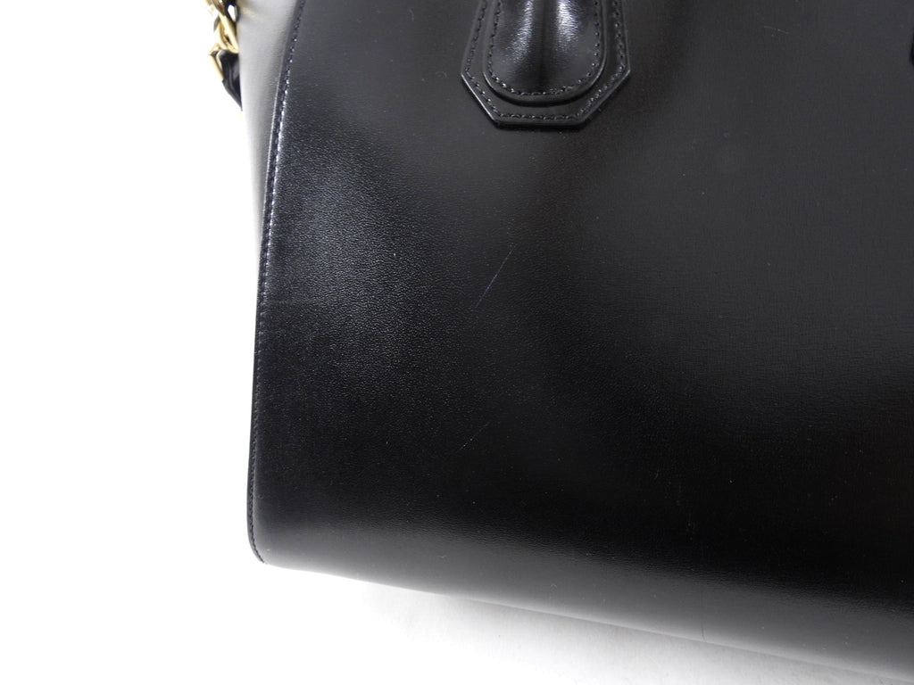 Givenchy Black Antigona Medium Smooth Leather Bag