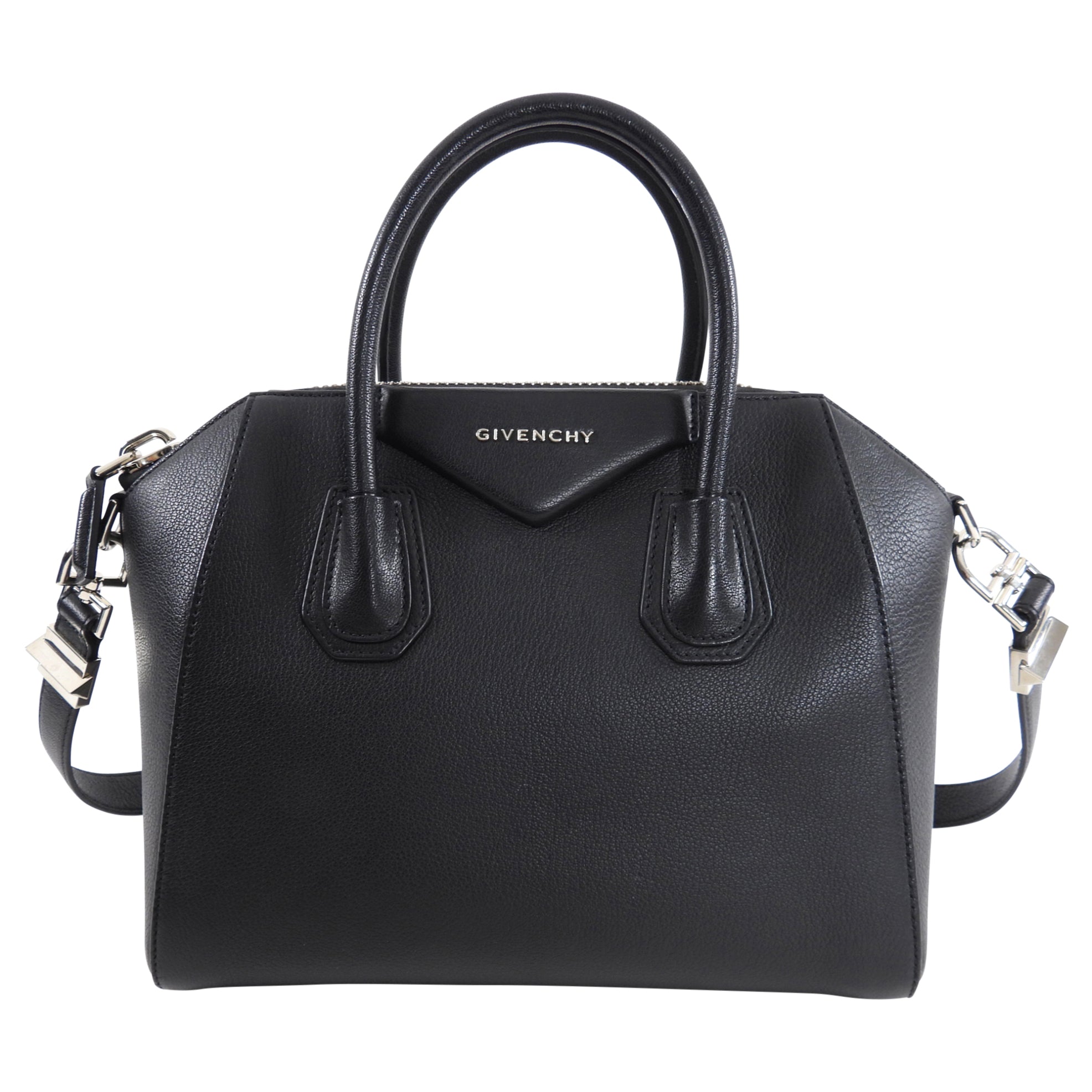 Givenchy Black Leather Antigona Small Bag