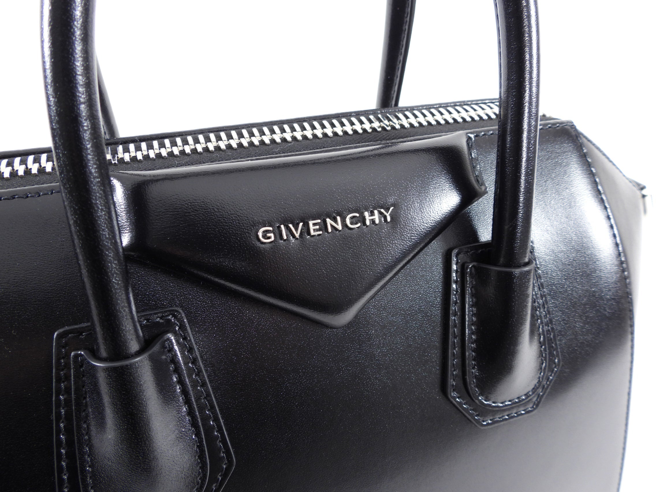 Givenchy Black Leather Small Antigona Bag