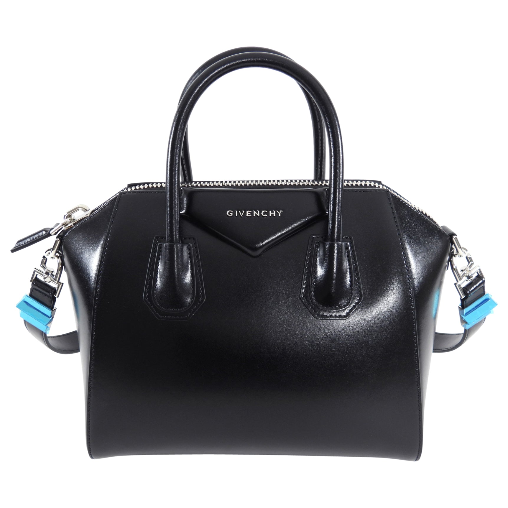Givenchy Black Leather Small Antigona Bag