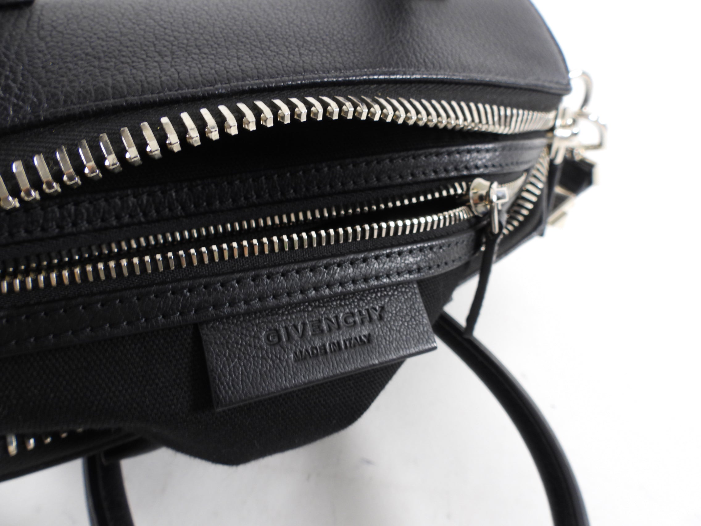 Givenchy Black Leather Antigona Small Bag