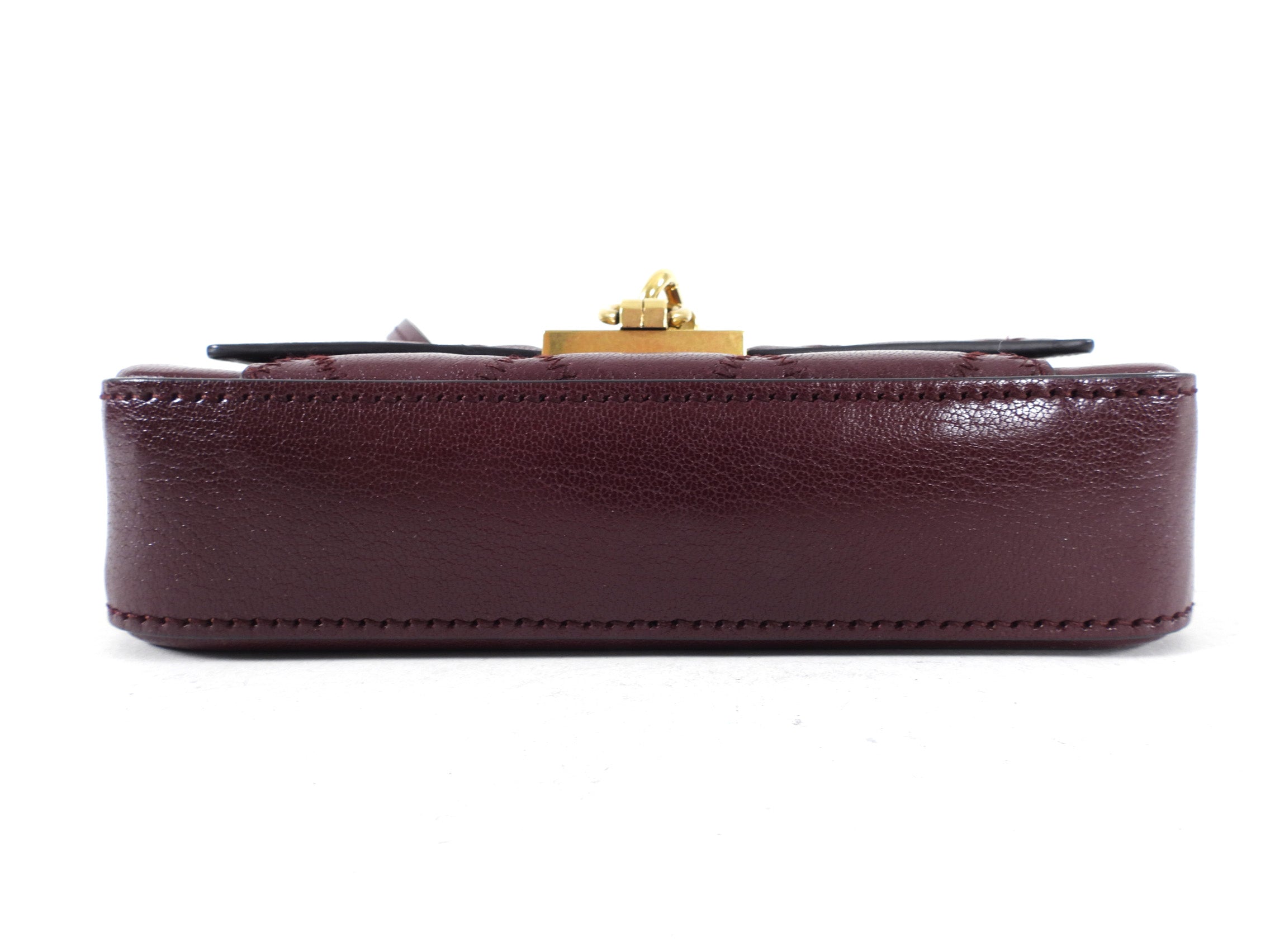 Givenchy Aubergine Convertible Mini Pouch Baguette / Crossbody Bag