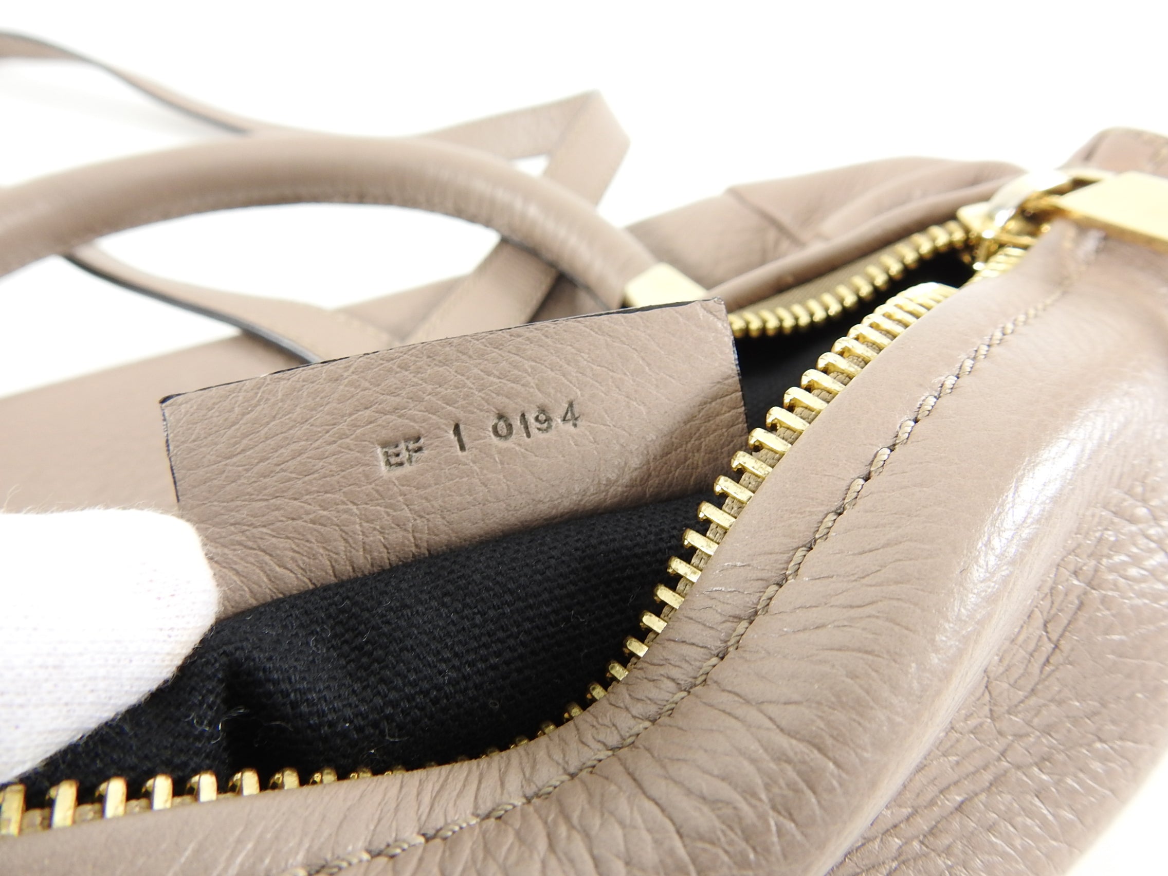Givenchy Light Taupe / Beige Leather Small Pandora Bag