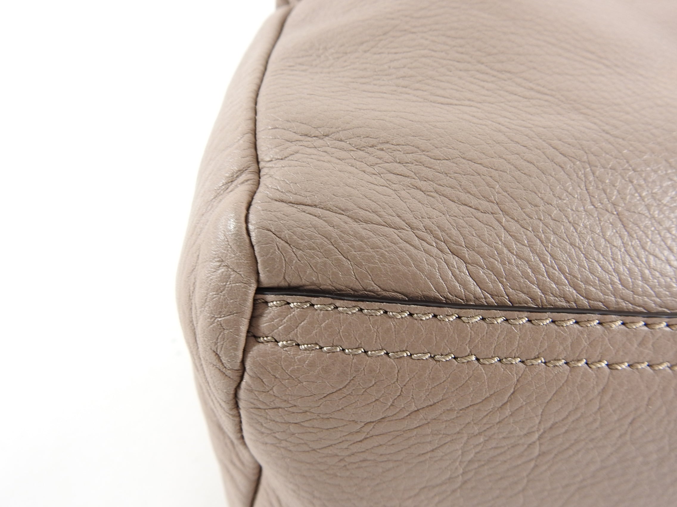 Givenchy Light Taupe / Beige Leather Small Pandora Bag