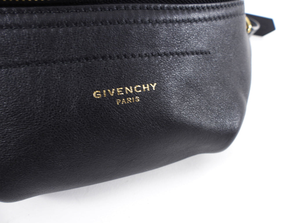 Givenchy Whip Mini Black Leather Belt Bag