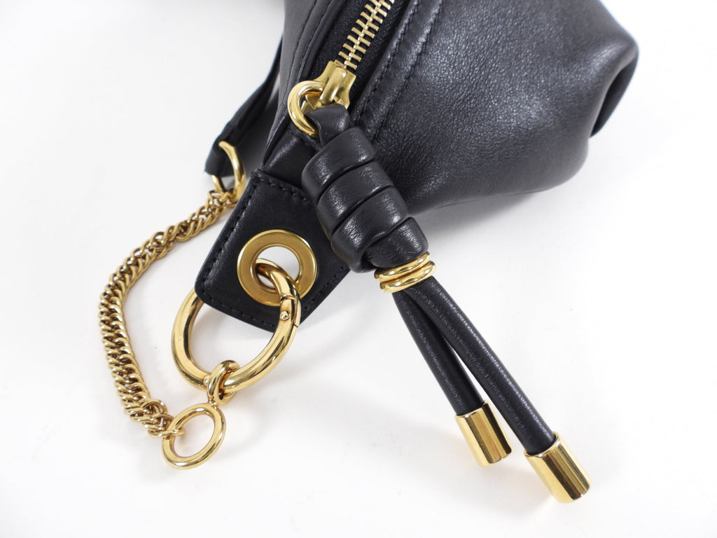 Givenchy Whip Mini Black Leather Belt Bag