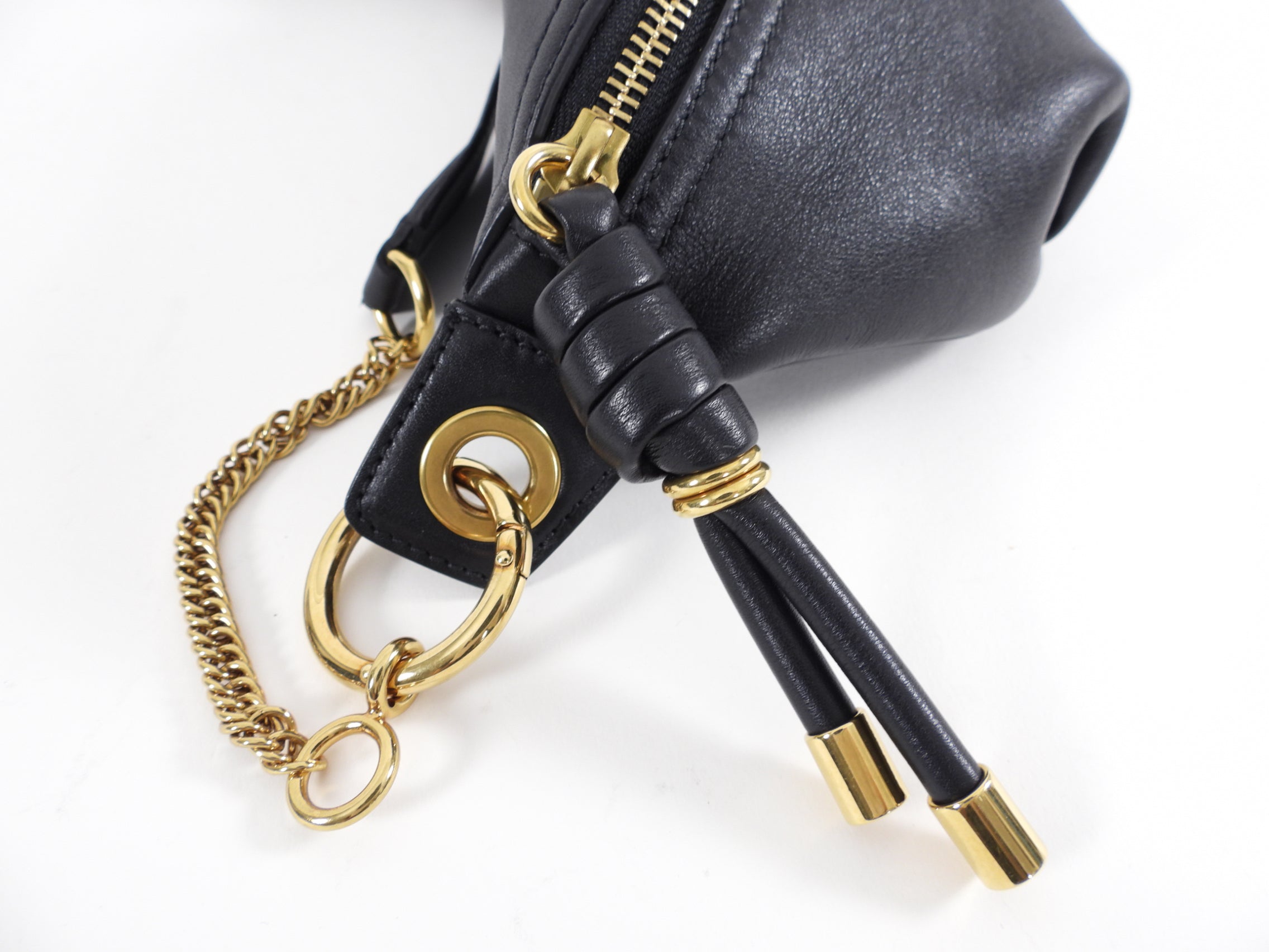 Givenchy Whip Mini Black Leather Belt Bag