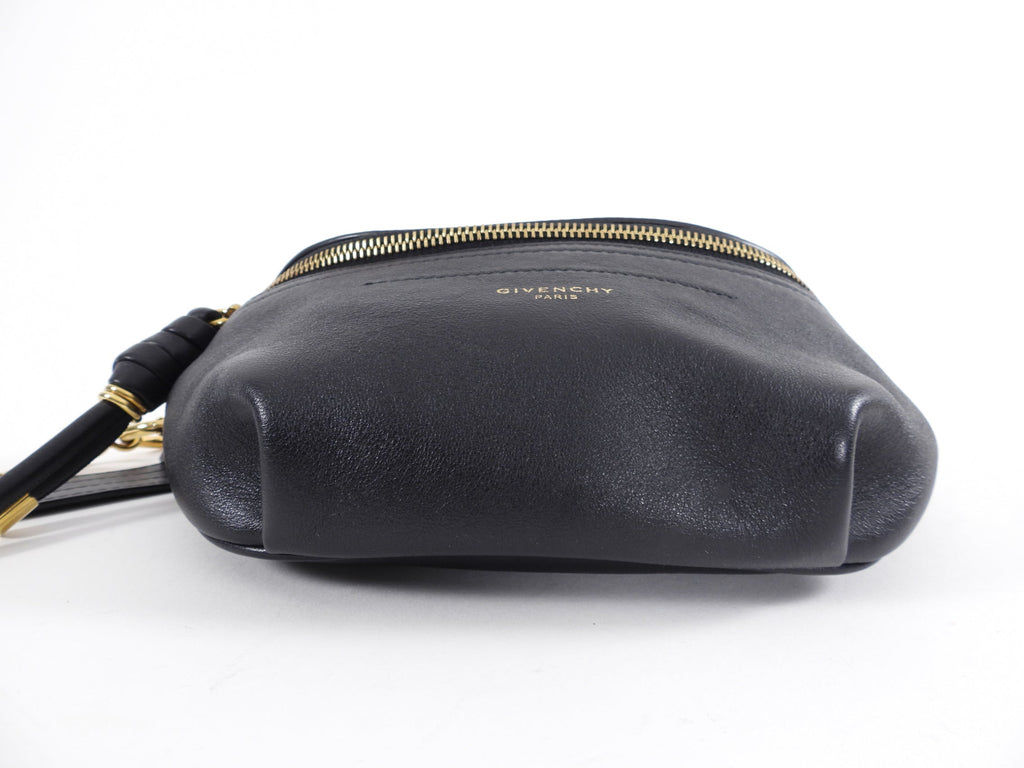Givenchy Whip Mini Black Leather Belt Bag