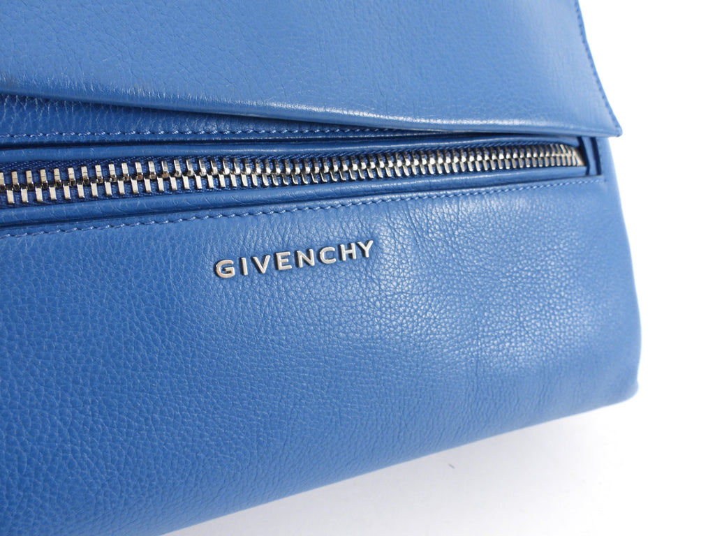 Givenchy Blue Leather Pandora Pure Crossbody Bag