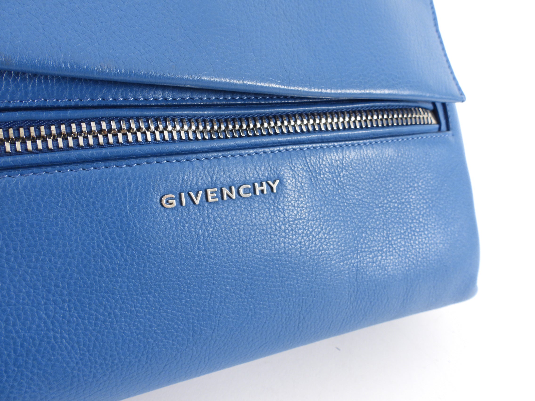 Givenchy Blue Leather Pandora Pure Crossbody Bag