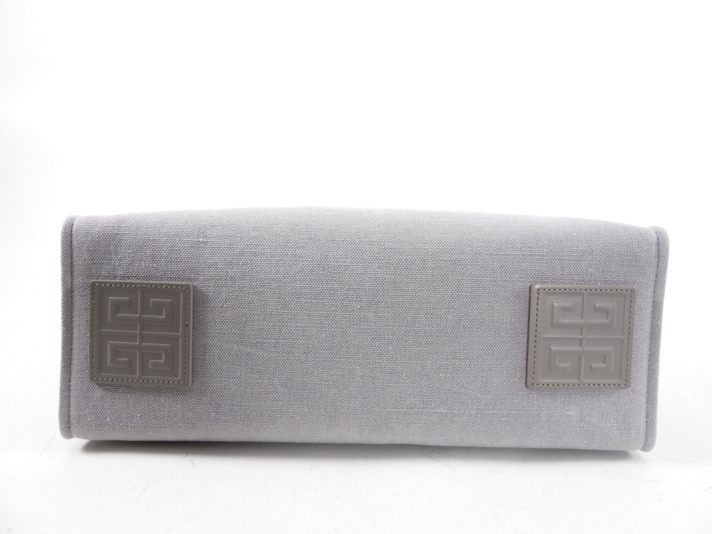 Givenchy Light Grey Canvas Medium G-Tote Bag